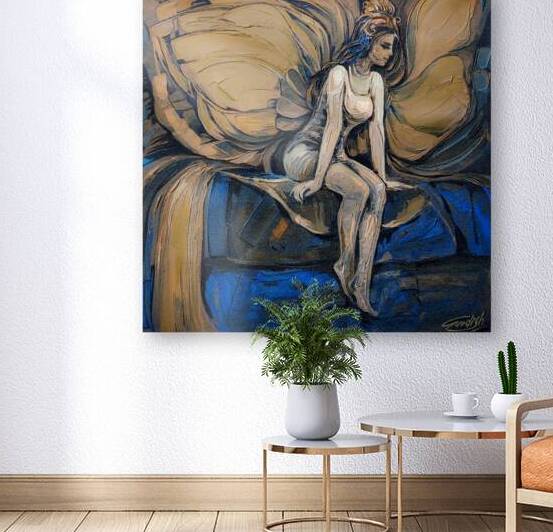Guardian Angel Painting by Gurdish Pannu India