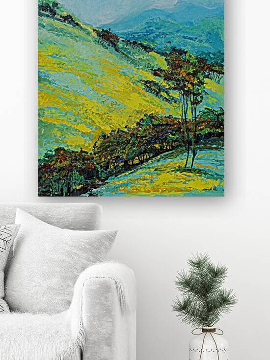 Landscape painting- Shimla by Gurdish Pannu India