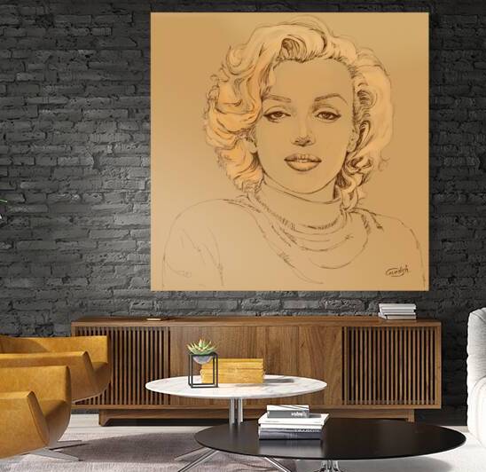 Marilyn Monroe Poster by Gurdish Pannu India