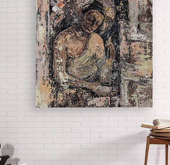 spiritual buddha of ajanta by Gurdish Pannu India