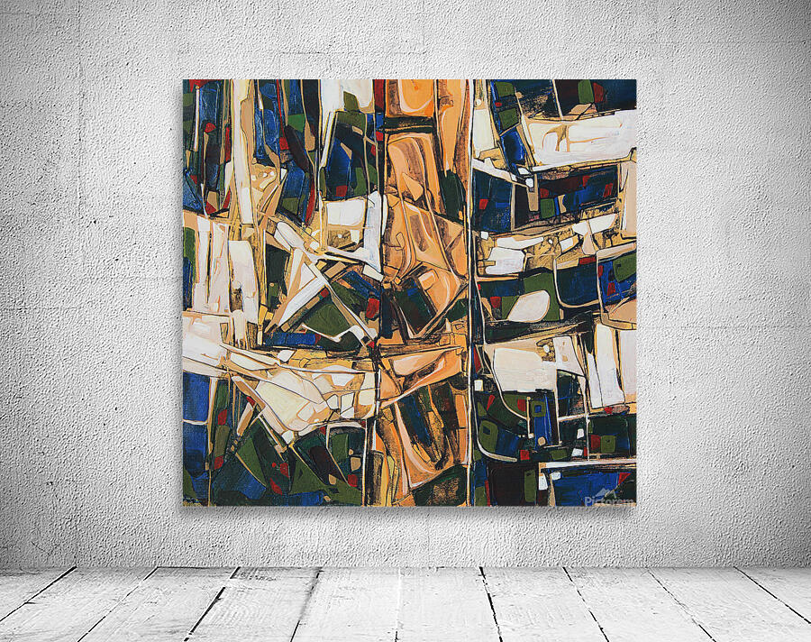 Abstract Landscape Art Wall Preview