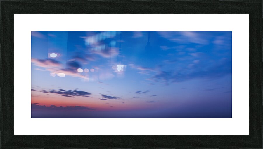 Night sky background Picture Frame print