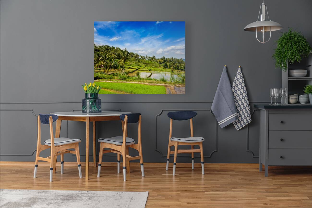 Green rice terraces Reproduction