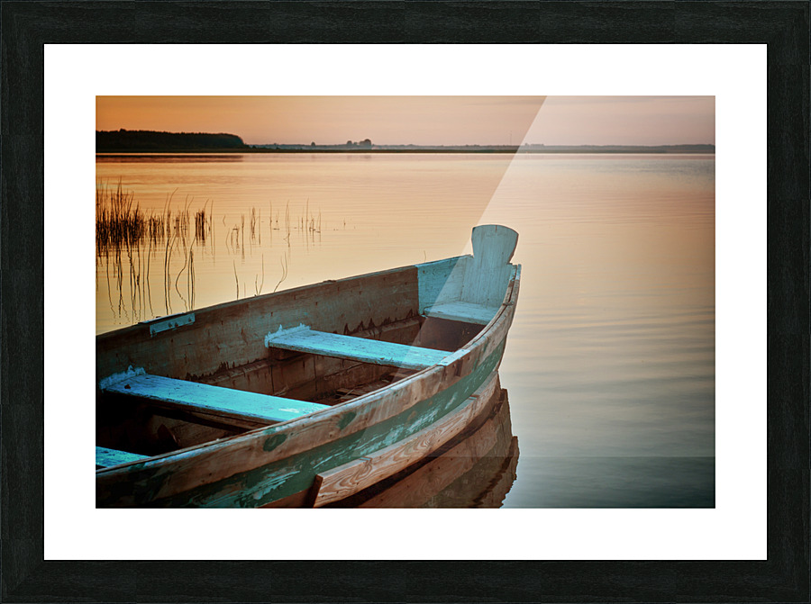 The boat Picture Frame print