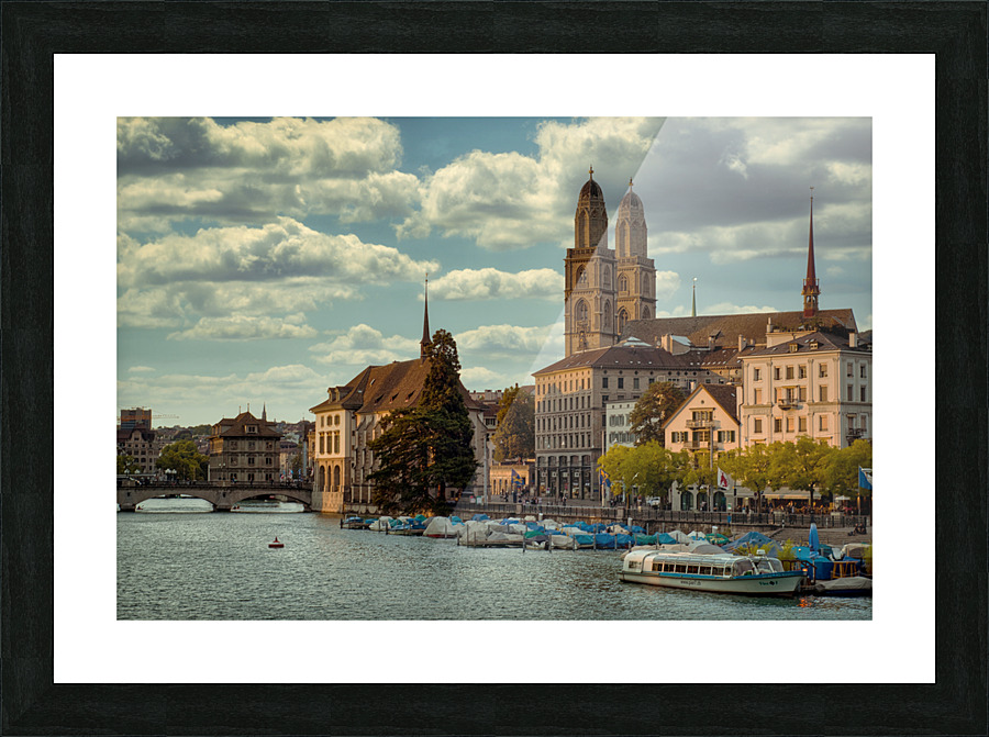 Glorious city Picture Frame print