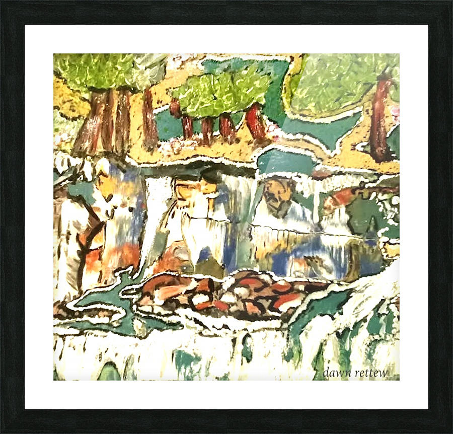 Council Falls Picture Frame print