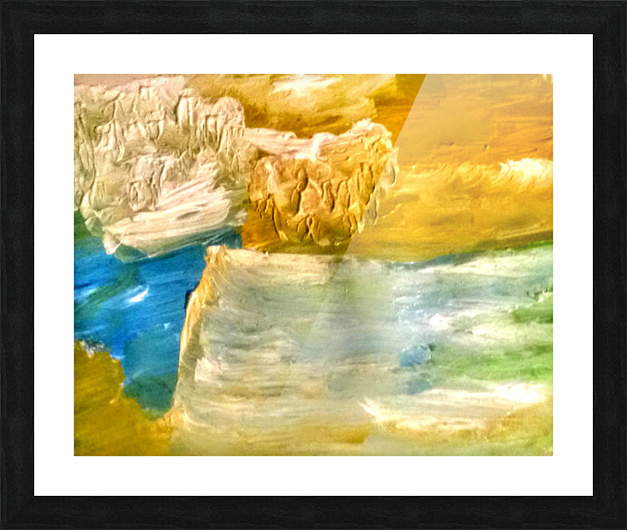 Space Clouds Picture Frame print