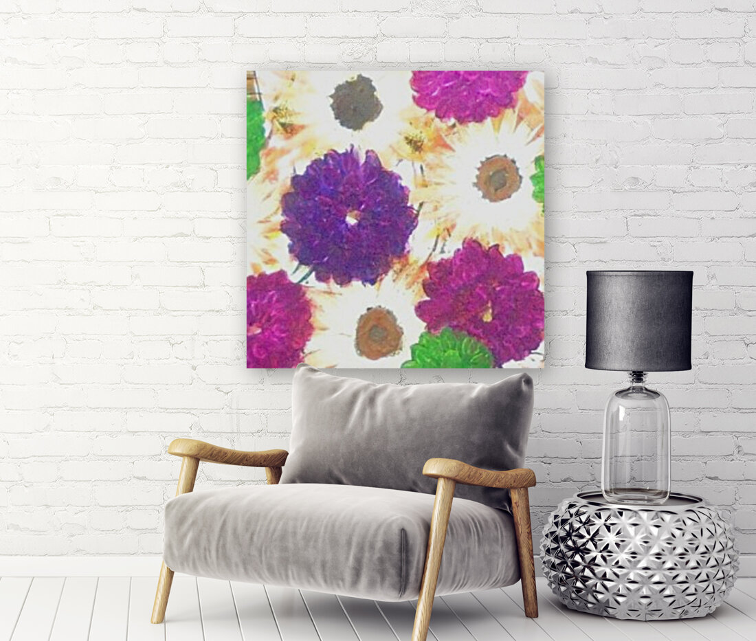 Purple Mums Reproduction