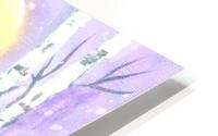 Birch Trees HD Metal print