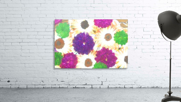 Purple Mums Wall Preview