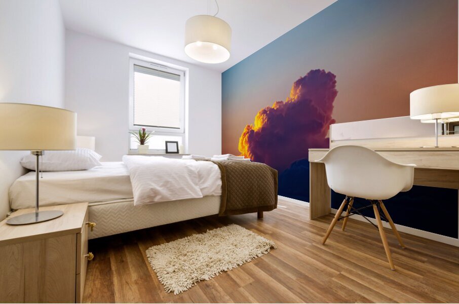 Billowing Brilliance Mural print