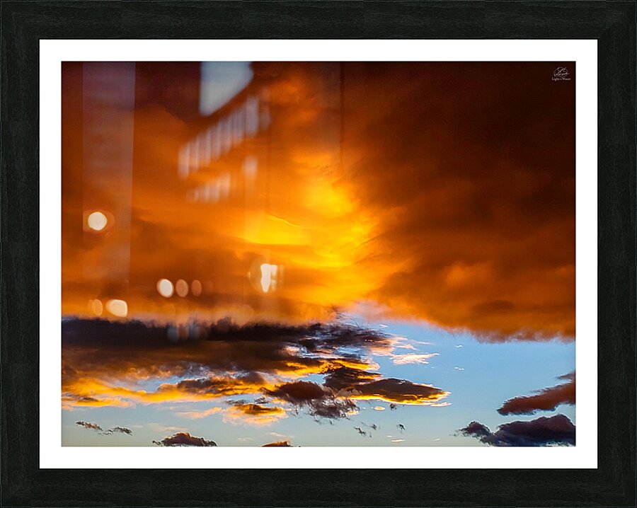 A Crack in the Sky Picture Frame print