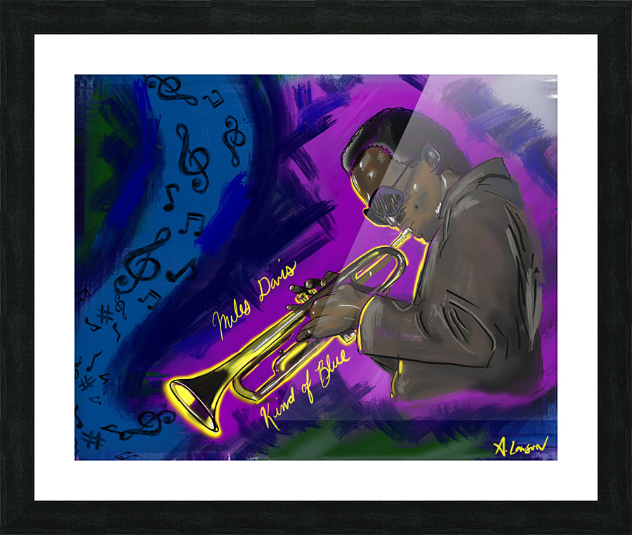 Blew Notes Picture Frame print