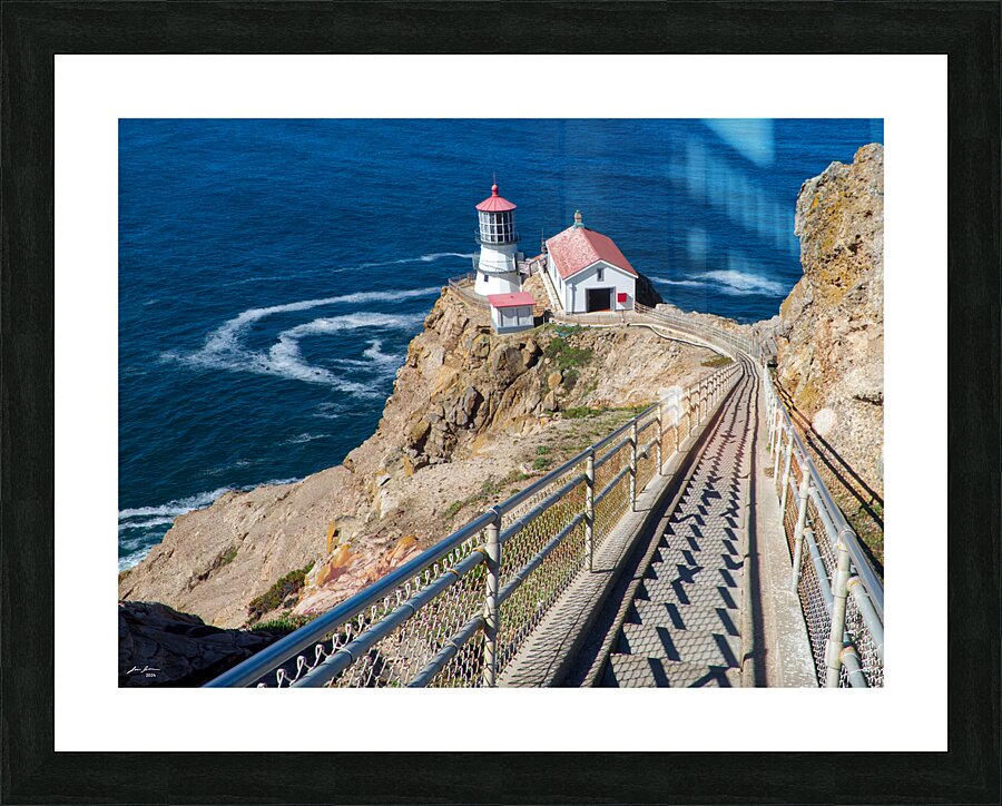 Pt Reyes LIghthouse Picture Frame print