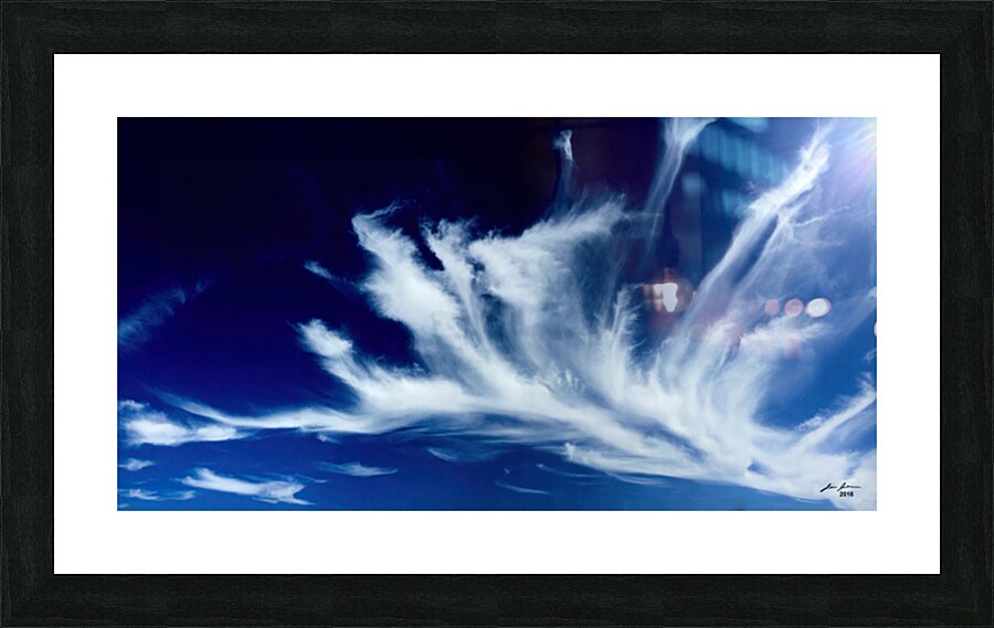Etheral Clouds Picture Frame print