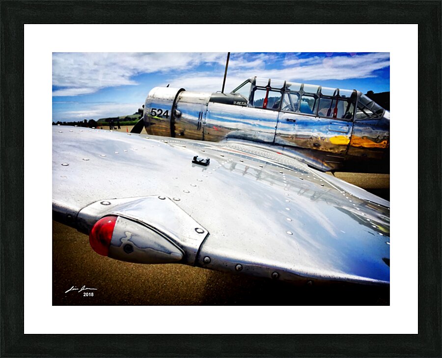 WWII Dive Bomber Picture Frame print