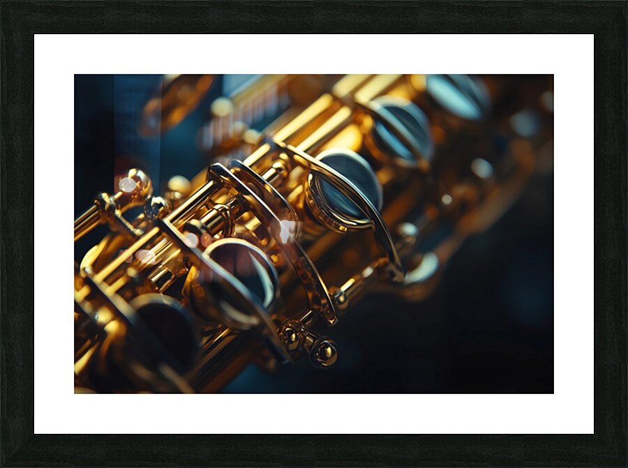 Close-up Oboe Picture Frame print