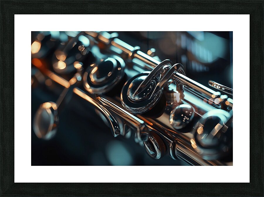 Close-up Flute Picture Frame print