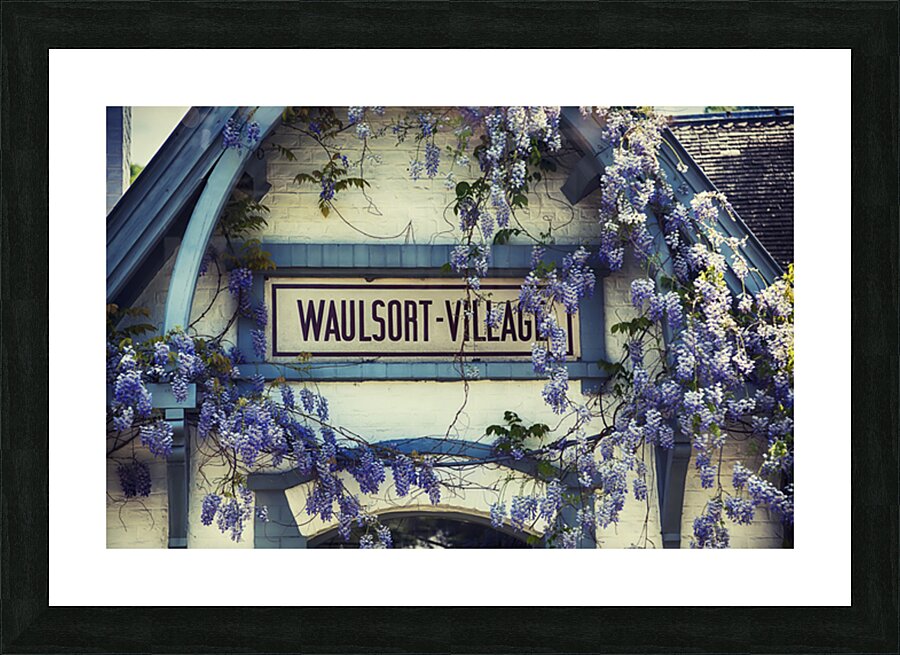 belgian train station Picture Frame print