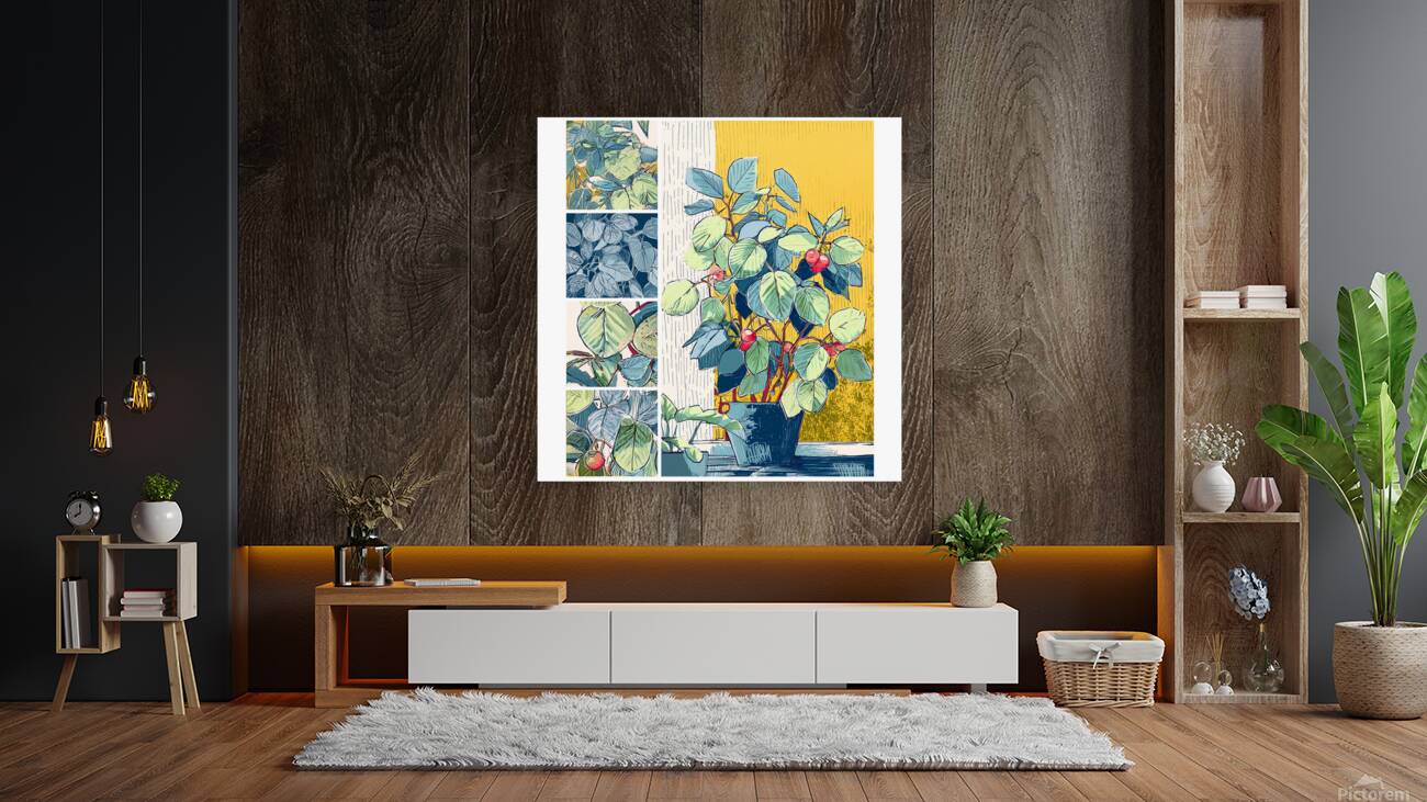 home plants illustration  Reproduction