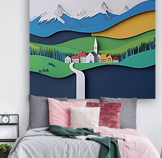 conceptual paper collage style by Ariadna-de-Raadt