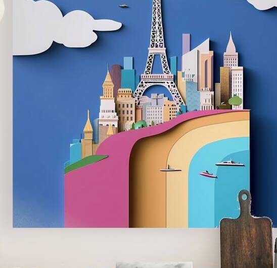 conceptual paper collage style  by Ariadna-de-Raadt