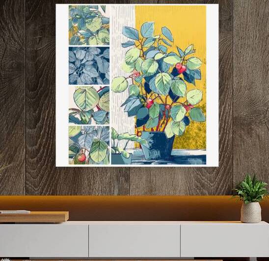 home plants illustration  Reproduction