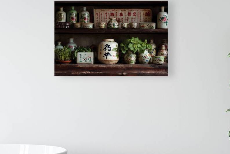 Traditional oriental arts: Hand painted lanhui porcelain  by Ariadna-de-Raadt