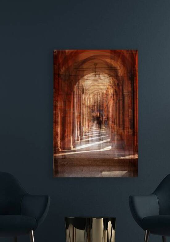 multiple exposure of  street arcade Italy  by Ariadna-de-Raadt