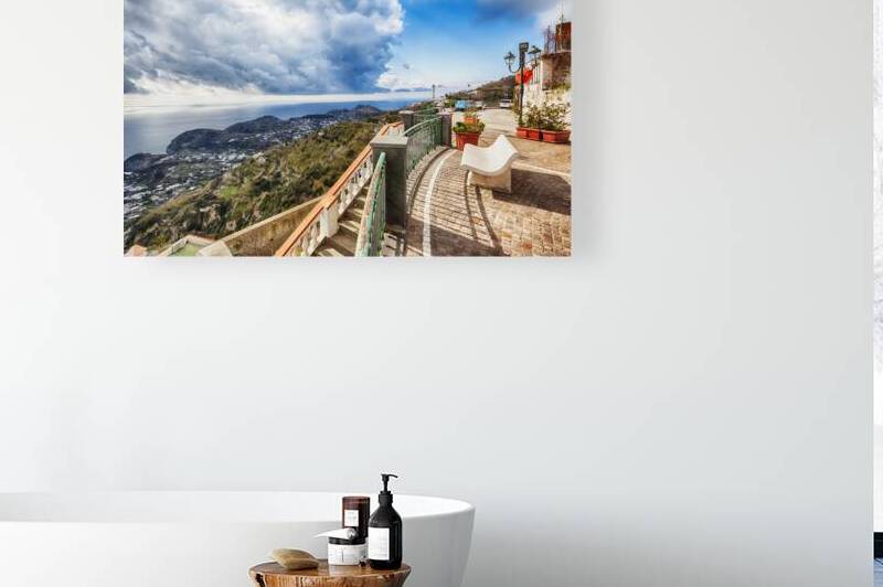 view from terrace  Ischia island  by Ariadna-de-Raadt