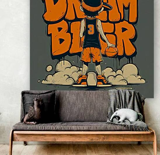 conceptual illustration Dream Bigger by Ariadna-de-Raadt