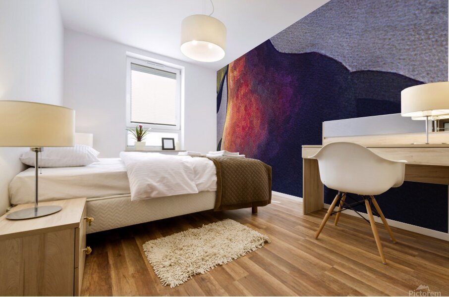 Pear Mural print