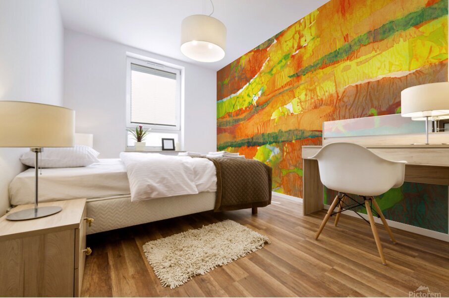 Strata Mural print