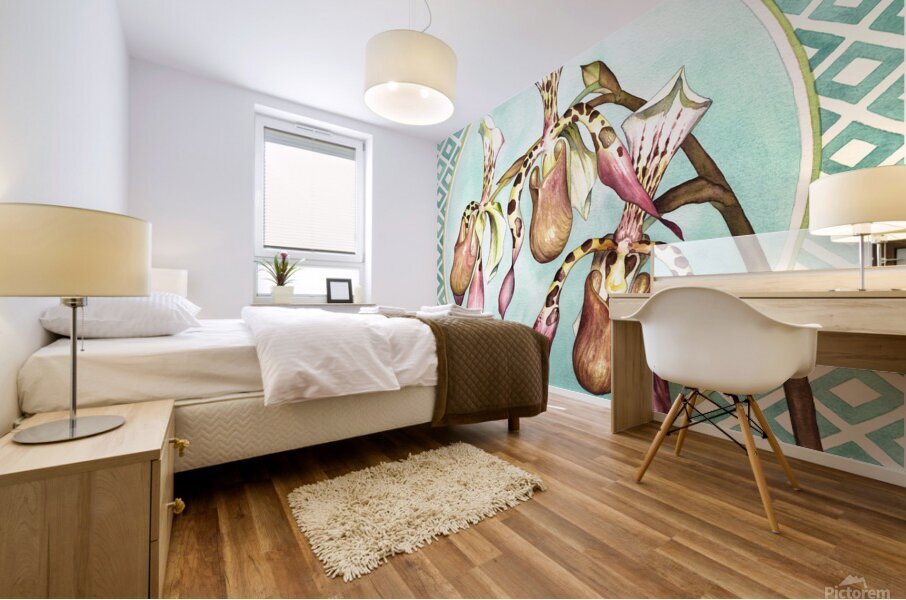 The Three Graces Mural print