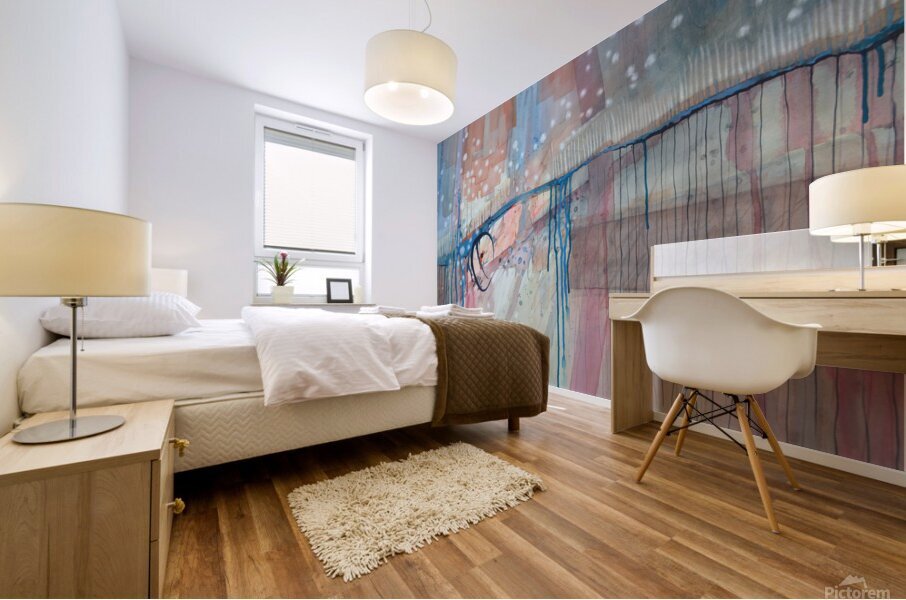 Fireflies Mural print