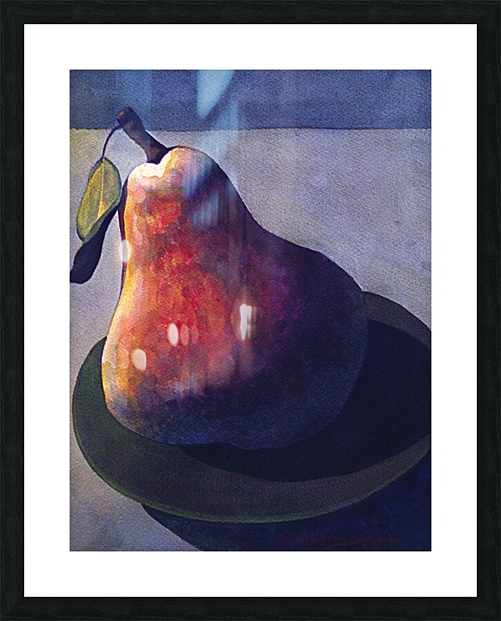 Pear Picture Frame print