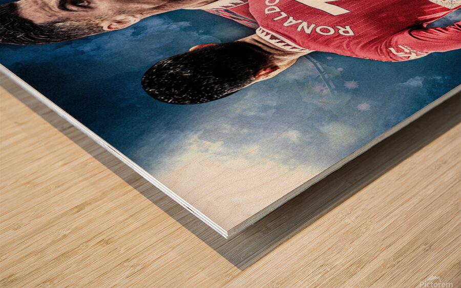 cristiano ronaldo  Wood print