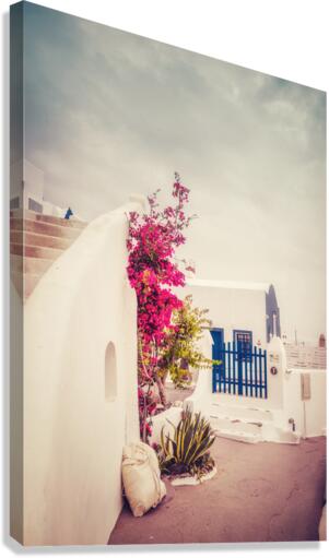 santorini Greece Canvas Print