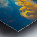 sunset in Meteora Metal print