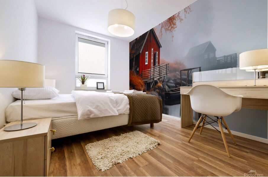 Lake house Mural print