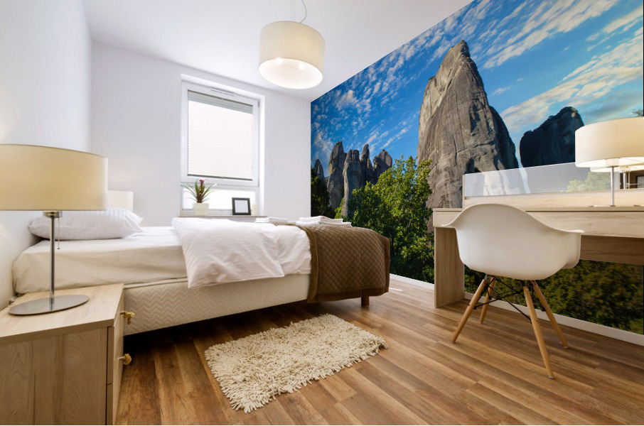 Greece Meteora Mural print
