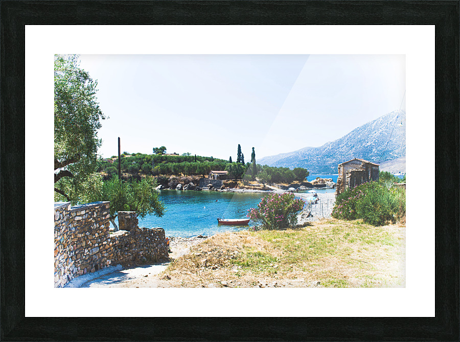 Mani seascape Picture Frame print