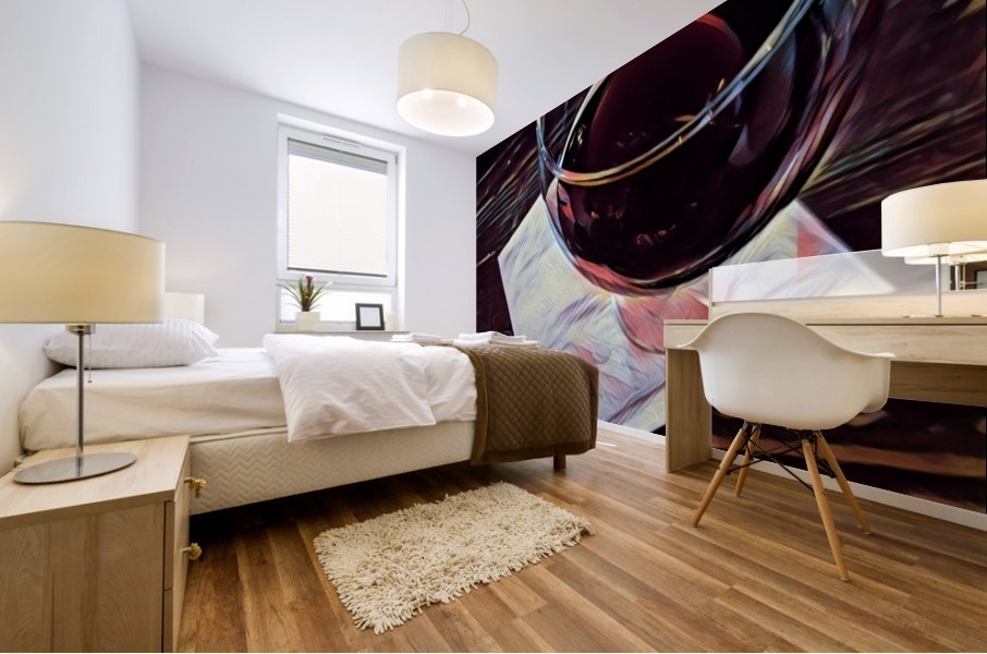 Wine Art Mural print