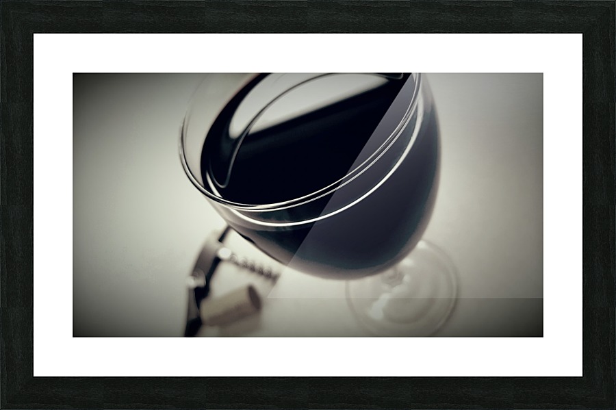 Wine Art 2 Picture Frame print