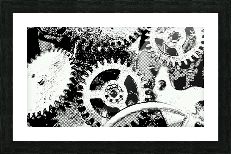 Gear Space Picture Frame print