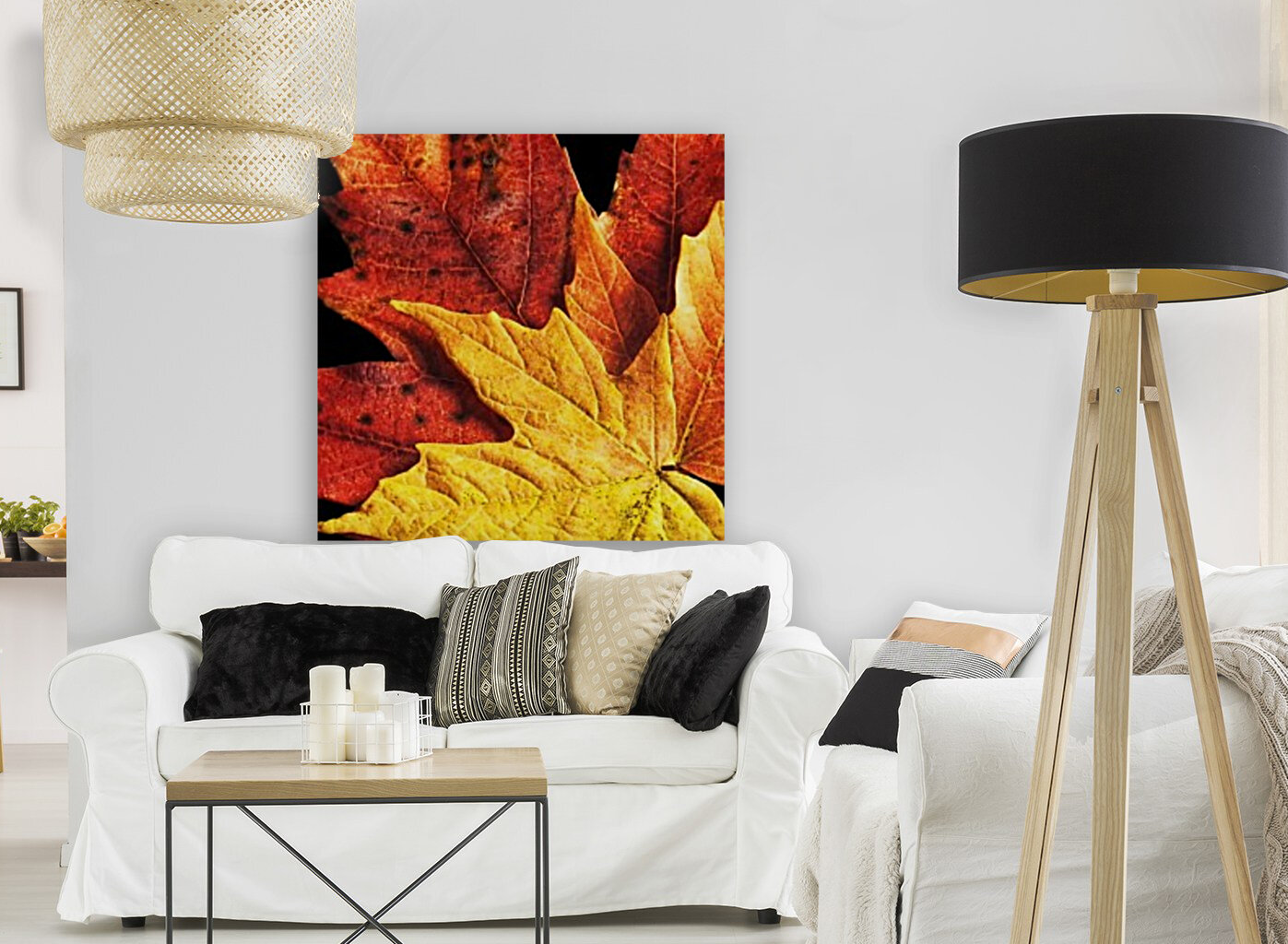 Fall Maple Leaves 2 Reproduction