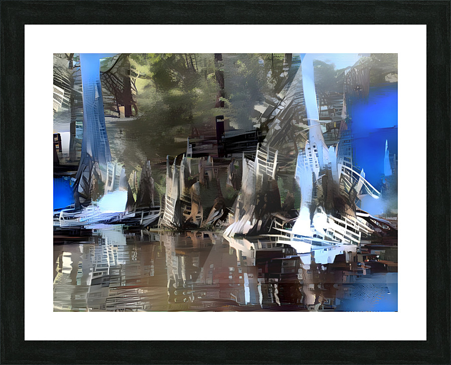 Arch Swamp Picture Frame print