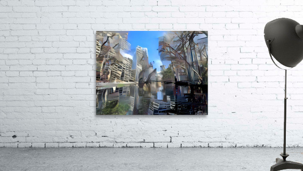 Urban Trees Wall Preview