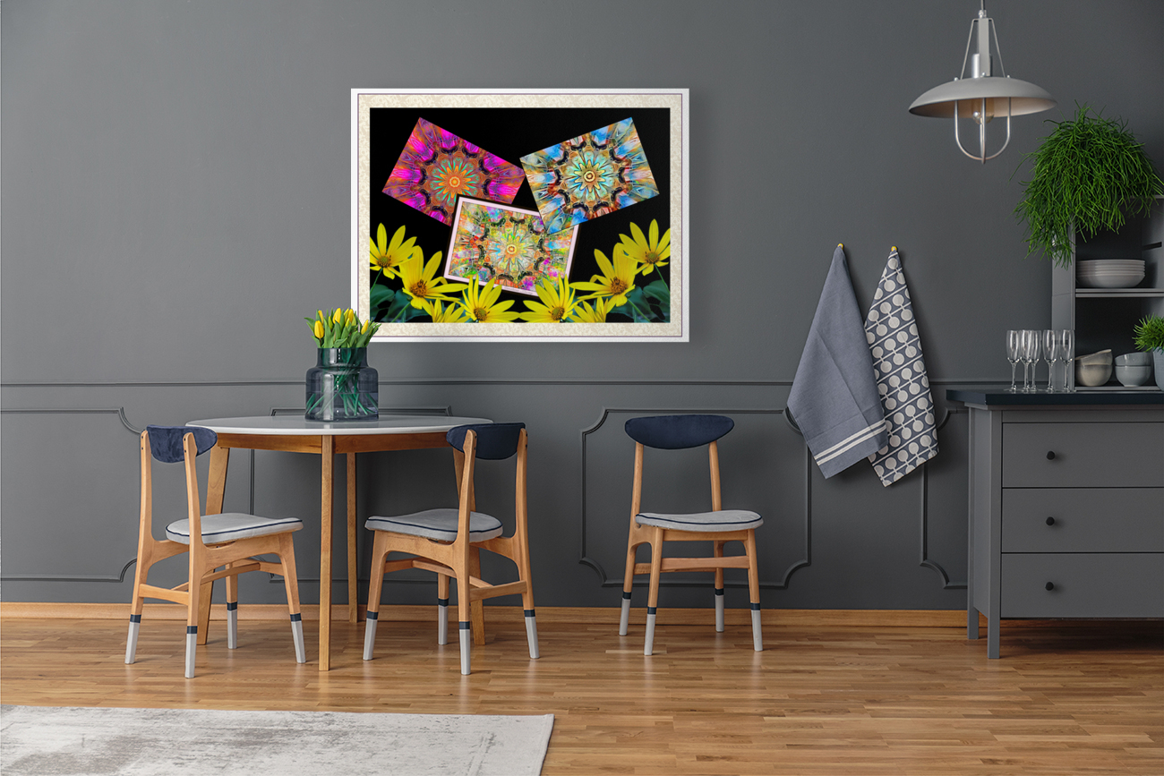 Daisy Abstract Reproduction