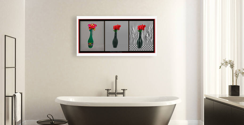 Three Lovely Roses by constance lowery